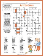 Free Printable Crossword Puzzles For Seniors Free Large Print