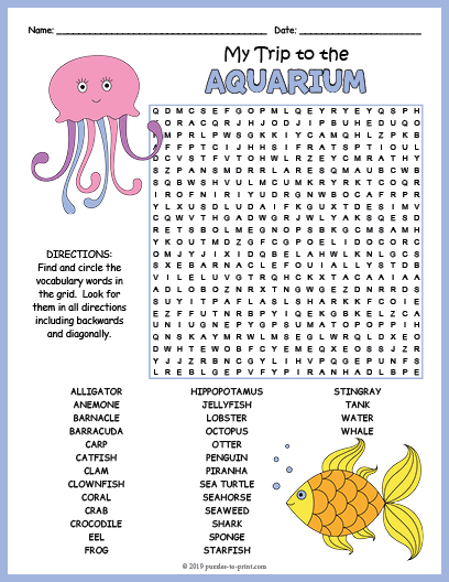 Animal Puzzle Worksheet Activities