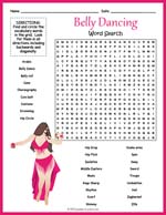 Belly Dancing Word Search Thumbnail