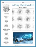 Christmas Eve Word Search thumbnail