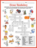 Printable Crossword Puzzles for Kids