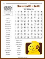 Customer Service Word Search Thumbnail