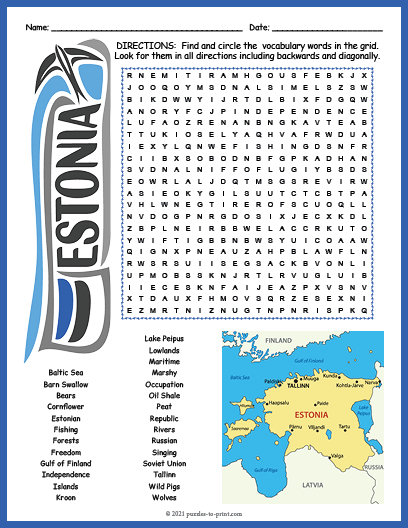 geography puzzle worksheet activities