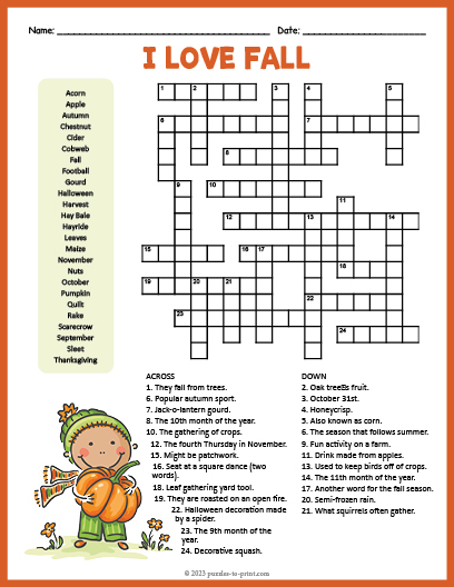 A Free Crossword Puzzle That's Really Puzzling!