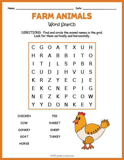 Printable Word Searches For Kids Activity Shelter Kid Word Search 