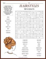 Hairstyles Word Search Thumbnail