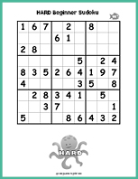 Free Printable Easy Sudoku with the Answer #1181