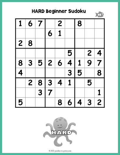 Free #Easy #Sudoku  Sudoku, Sudoku puzzles, Guitar chords beginner