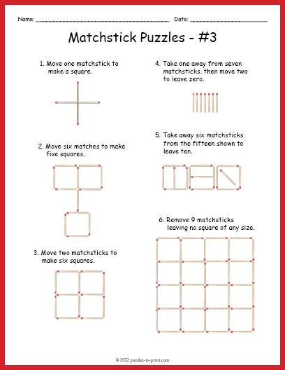 visual brain teasers for adults