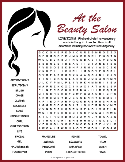 self-care-word-searches