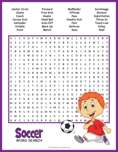 Sports Puzzle Worksheet Activities