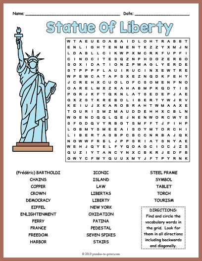 Landmarks And Monuments Puzzle Worksheet Activities