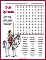 Don Quixote Word Search Thumbnail