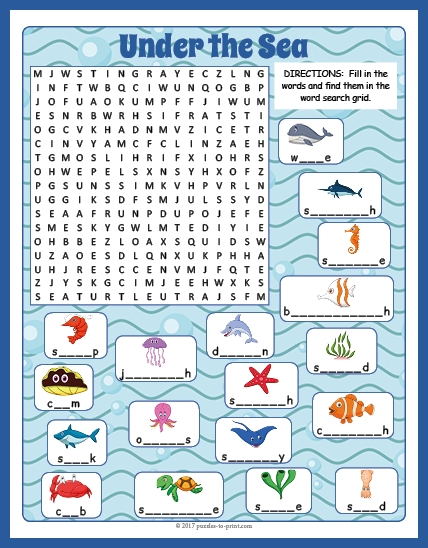 animal puzzle worksheet activities